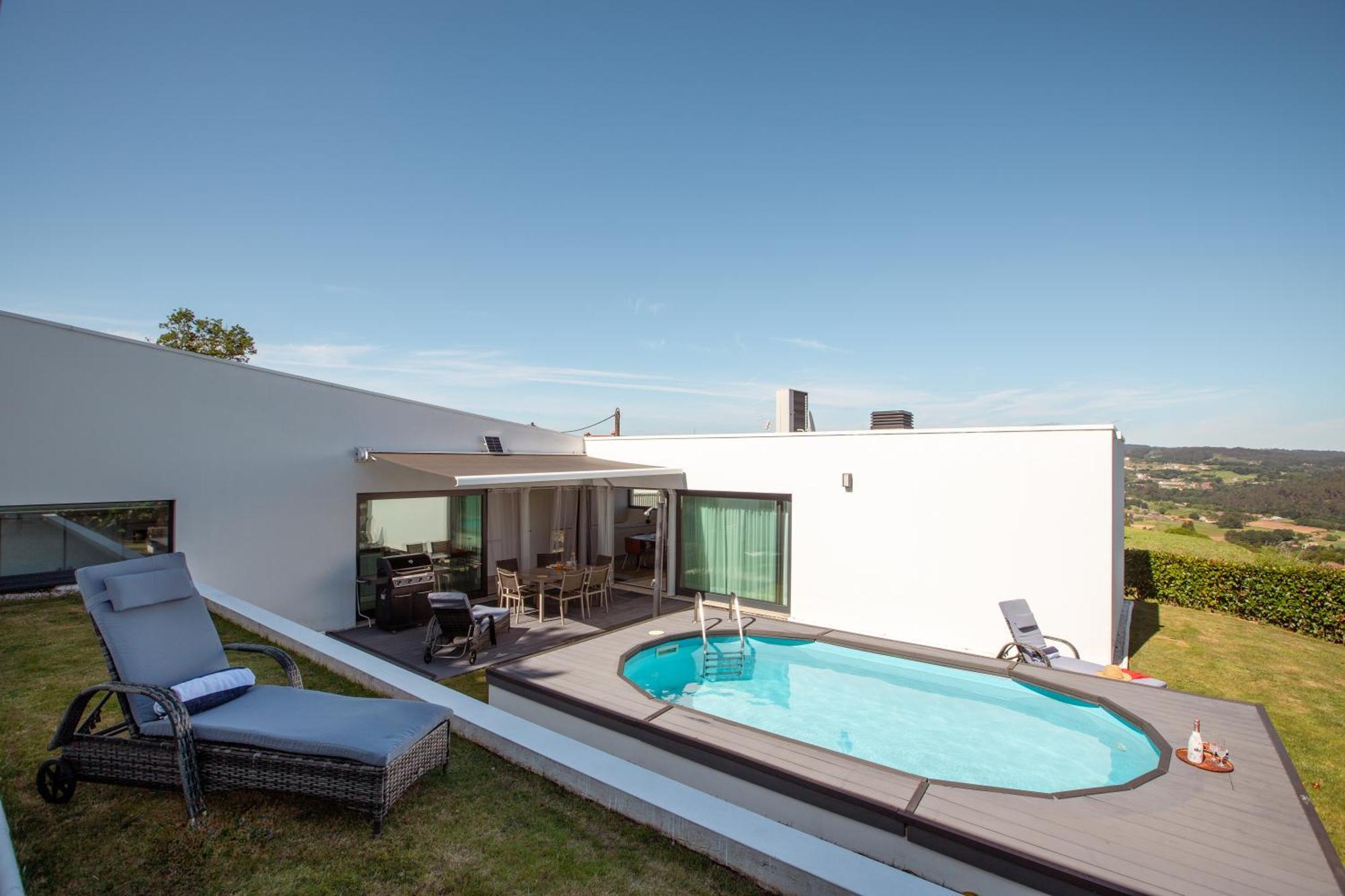 Villa Con Piscina Y Jardin, Santiago De Compostela Teo Екстер'єр фото