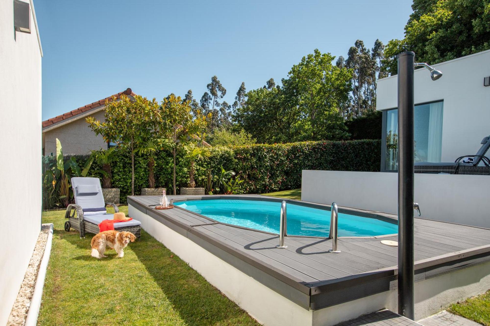 Villa Con Piscina Y Jardin, Santiago De Compostela Teo Екстер'єр фото