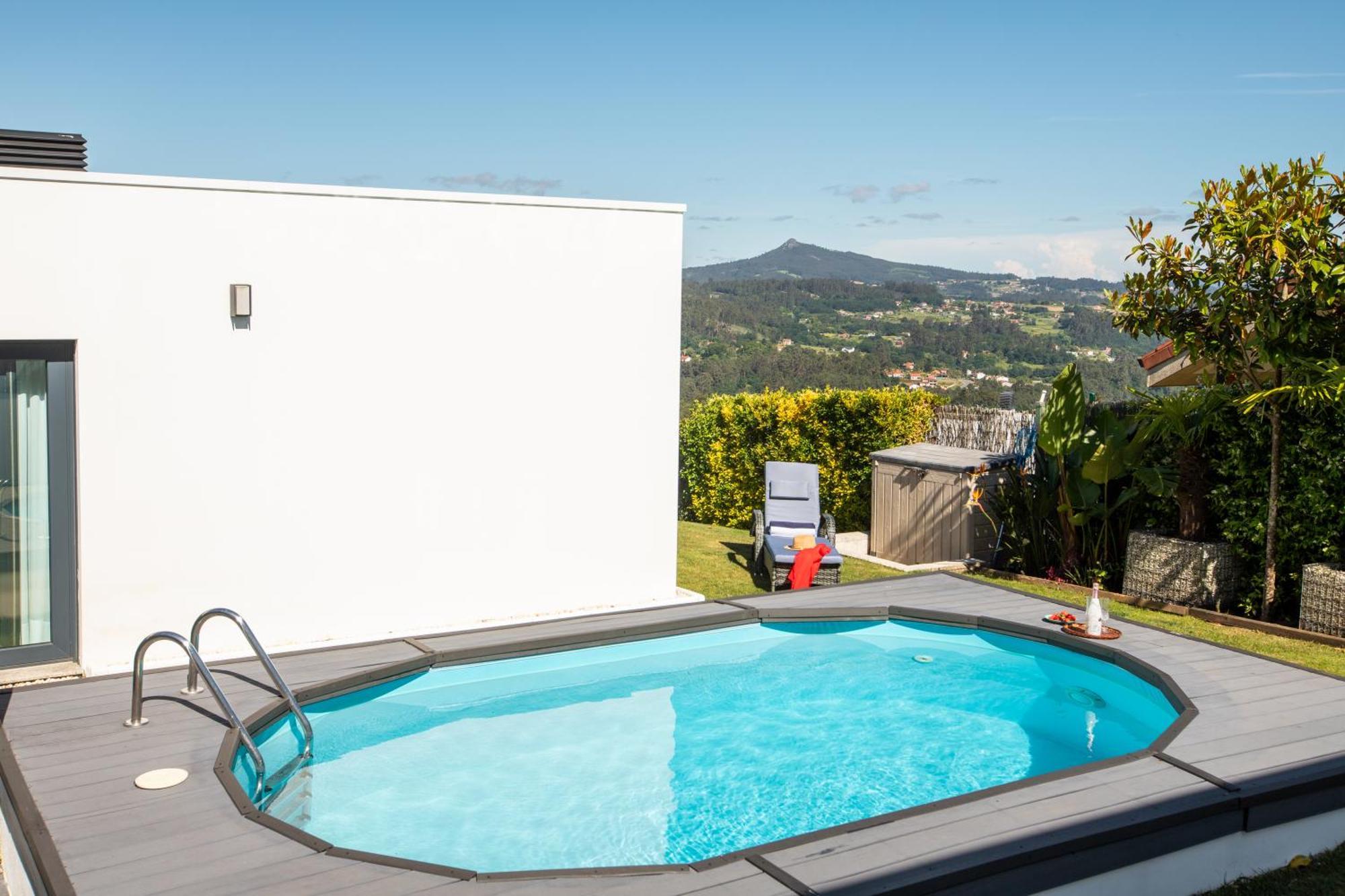 Villa Con Piscina Y Jardin, Santiago De Compostela Teo Екстер'єр фото